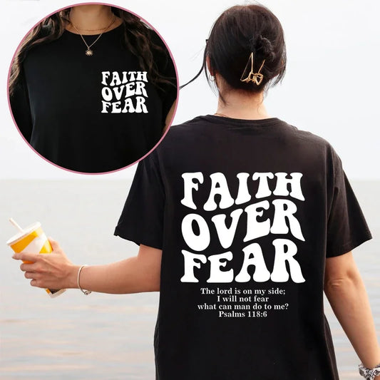 Lord's Plan: Faith Over Fear T-Shirts