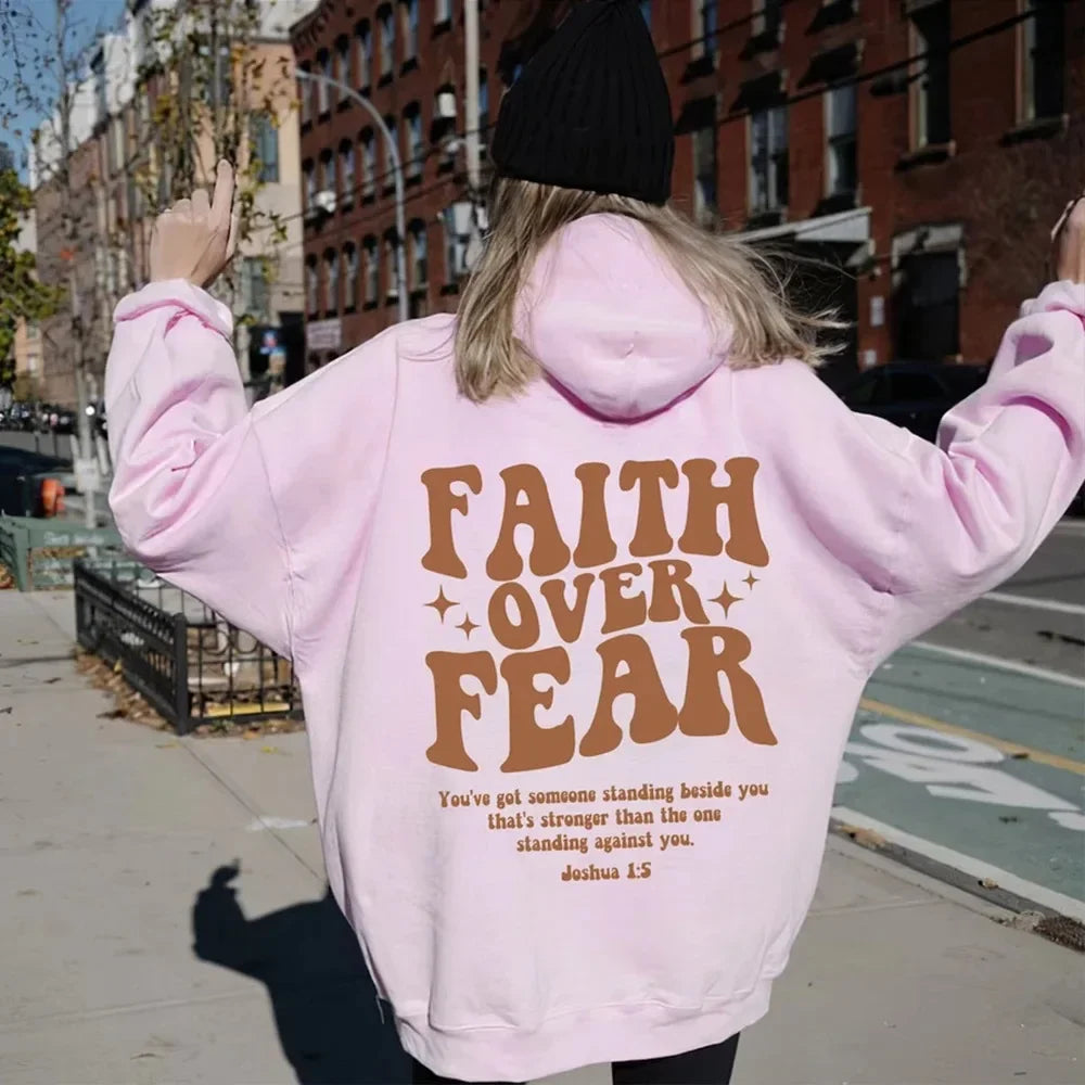 Lord's Plan: Faith Over Fear Hoodies