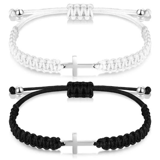 Lord's Plan: Cross Braided Bracelets