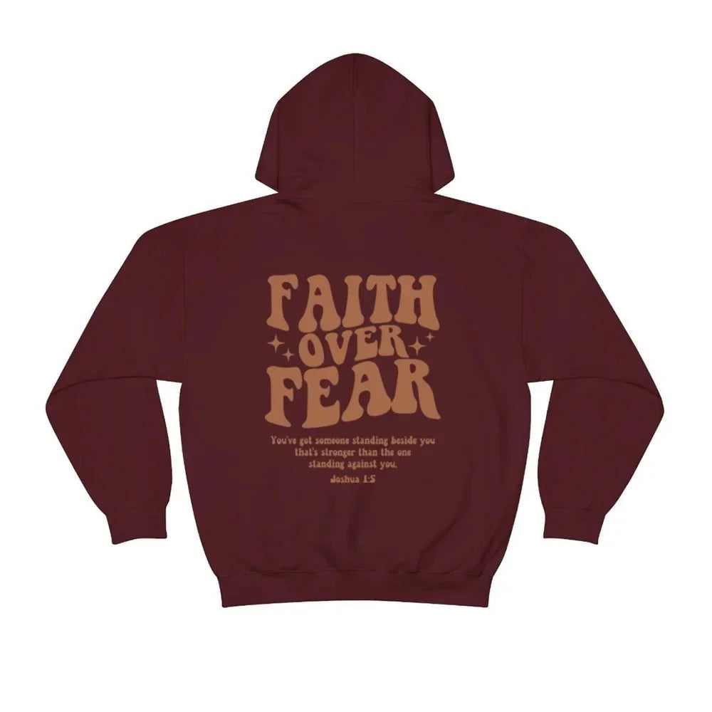 Lord's Plan: Faith Over Fear Hoodies